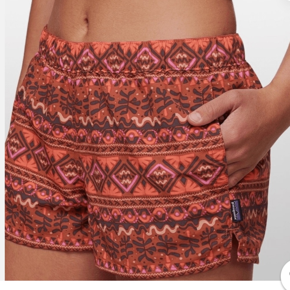 Patagonia Women's Vibrant Patterned Athletic Shorts